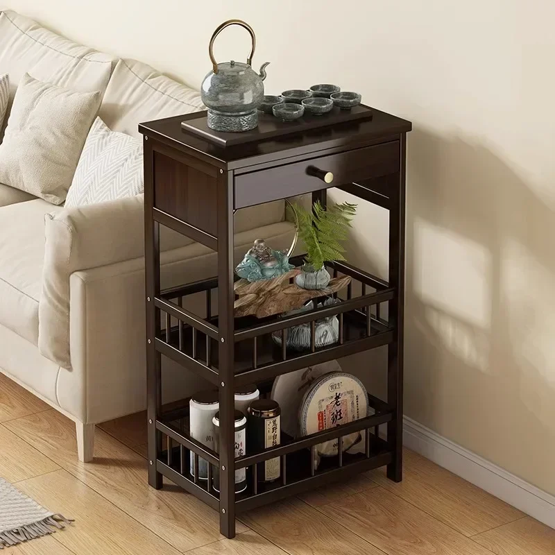 Internet celebrity Tea table living room sofa side side side cabinet small coffee table tea rack storage cabinet