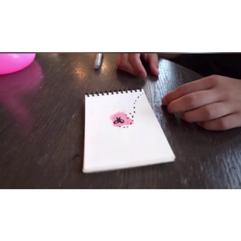 Phantom Pad By Alex Latorre Magic Tricks Real Ink Prediction Sketch Pad for Close Up Street Mentalism Magic Gimmick Props Magia
