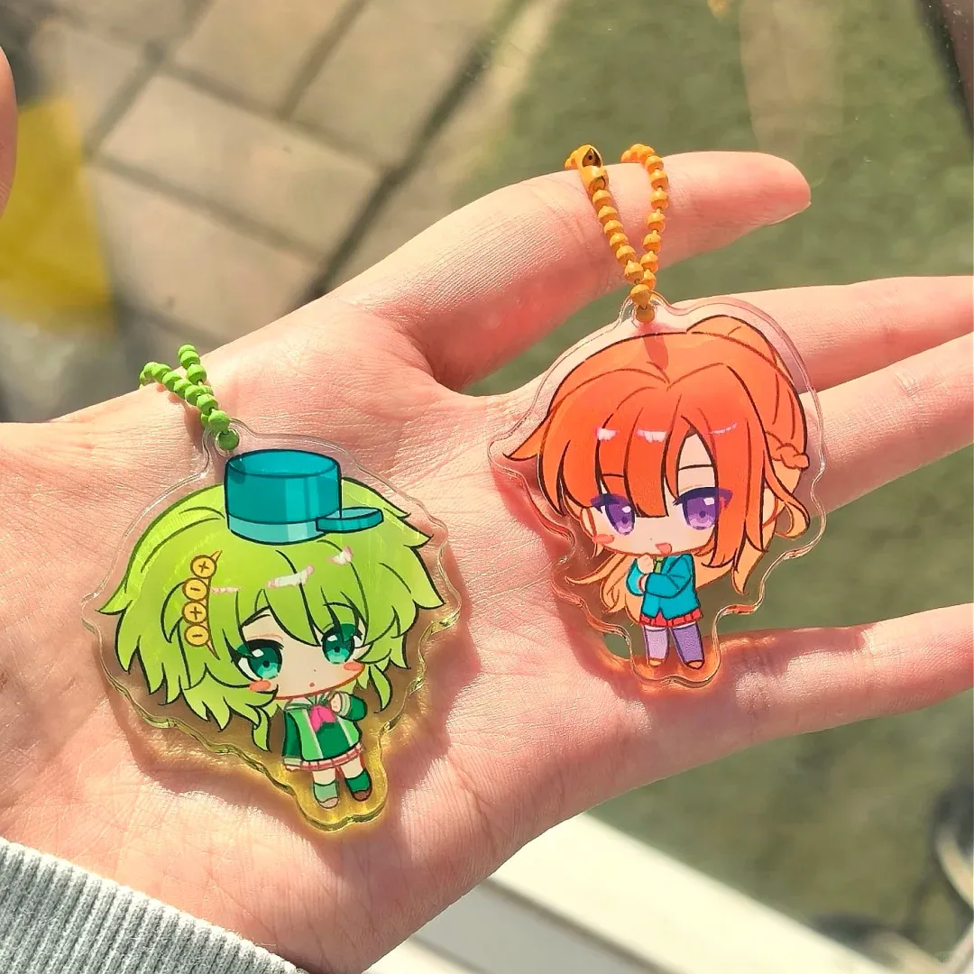 Kimigashine chaveiro feminino chidouin sara acrílico chaveiroiduchi kanna chaveiro seu virar para morrer jogo bens pingente bonito presente