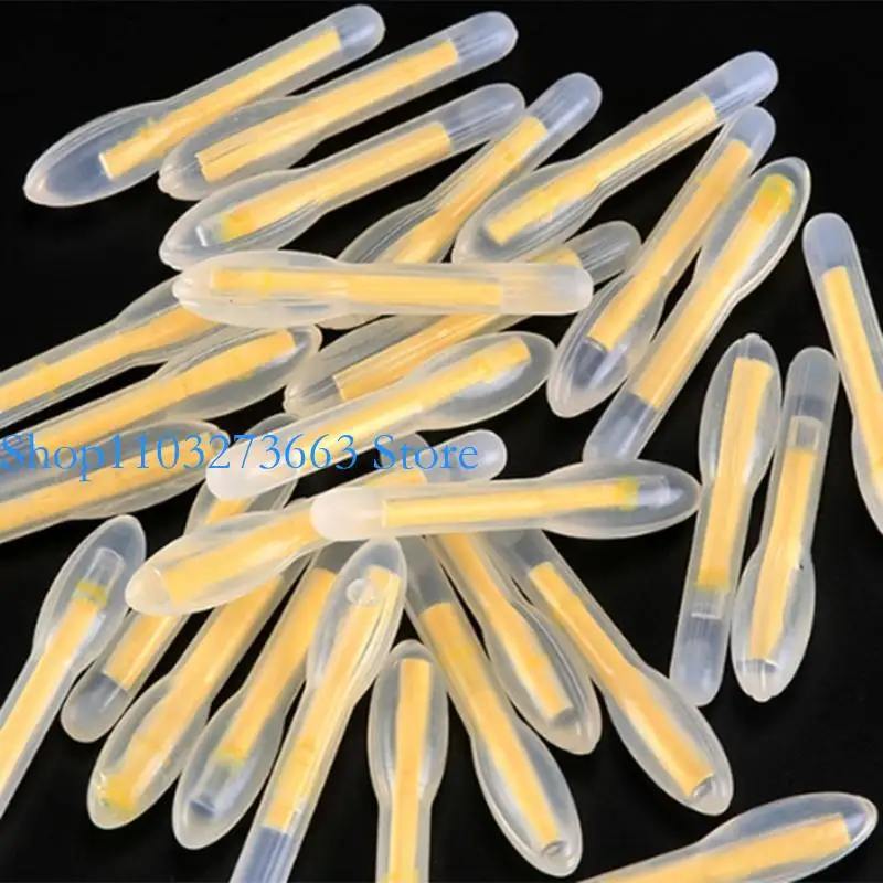 R6fe 100pcs pesca barra brillo brillante verde fluorescente palo punta glow nocturna pesca palo suministros pesca