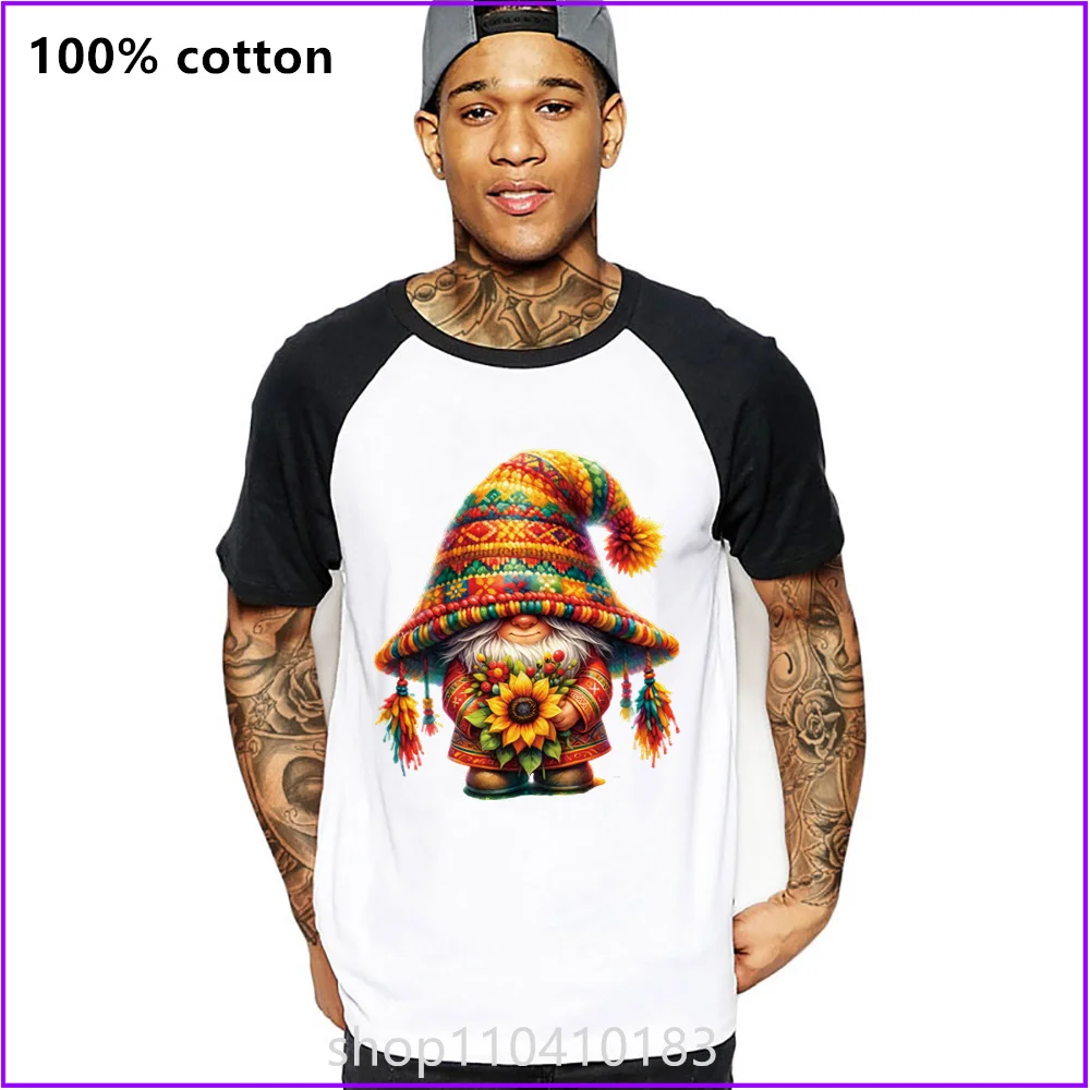 African Gnome Black History Month Sunflower T Shirts For Men'S Women Tshirt T-Shirt Clothing Oversized Manufacturers Custom Spor