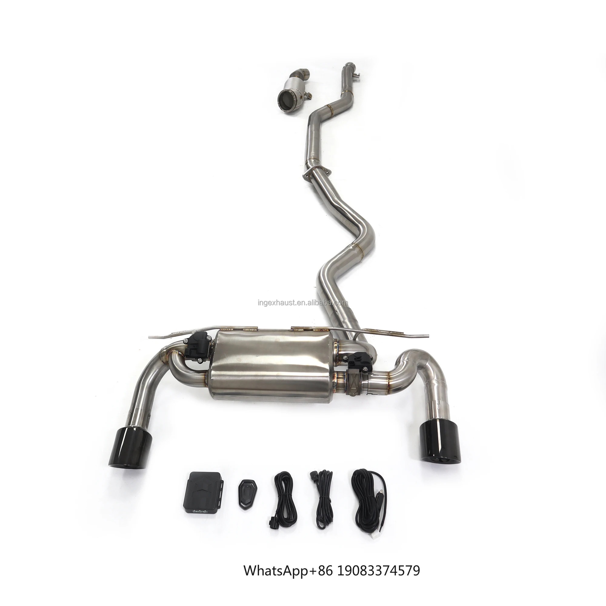 

ING Stainless Steel Exhaust System Performance Catback with Downpipe for BMW M240I F22 B58 3.0T Muffler With Valve