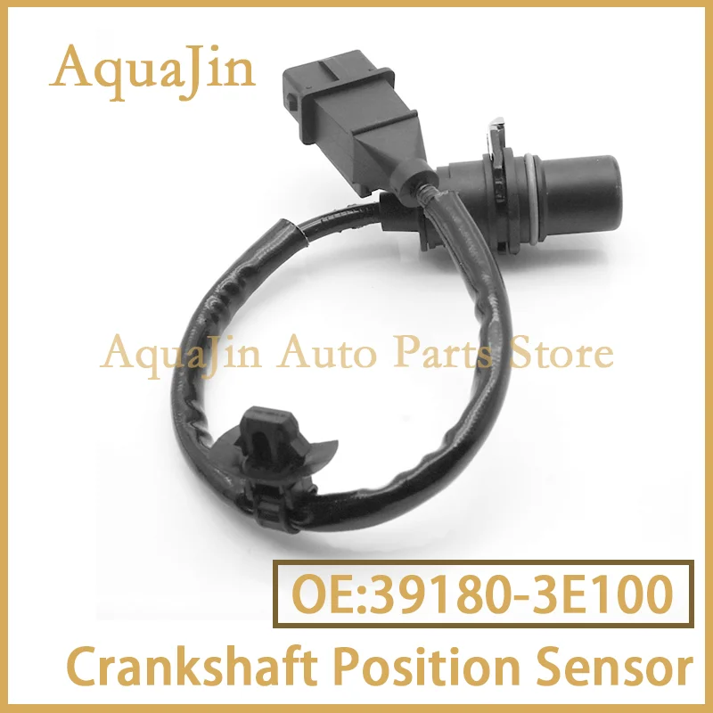 39180-3E100 Crankshaft Position Sensor Engine For Hyundai Santa Fe 2006~2010 2008 Kia Optima Rondo 2.7L OEM 391803E100 Auto Car