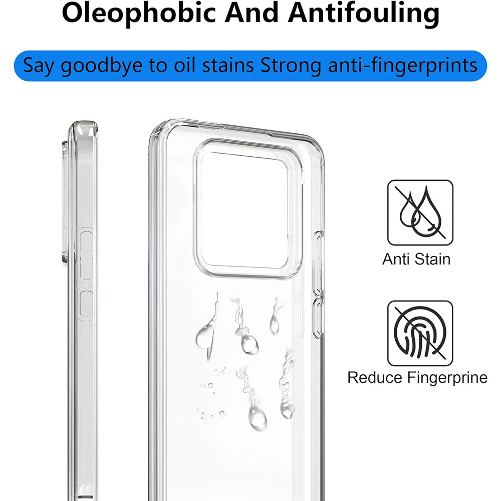 Ultra Thin Silicone Clear Soft Case For Xiaomi Mi 14 13 T 13T Pro Transparent Back Cover Phone Shell Shockproof TPU Bumper Funda image 4