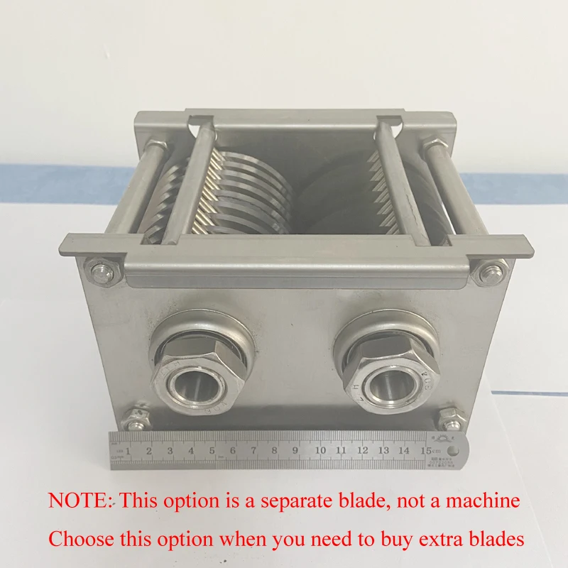 Vlees Snijmachine Commerciële Roestvrijstalen Vlees Snijmachine Vlees Versnipperd Blokjes Machine 110V 220V