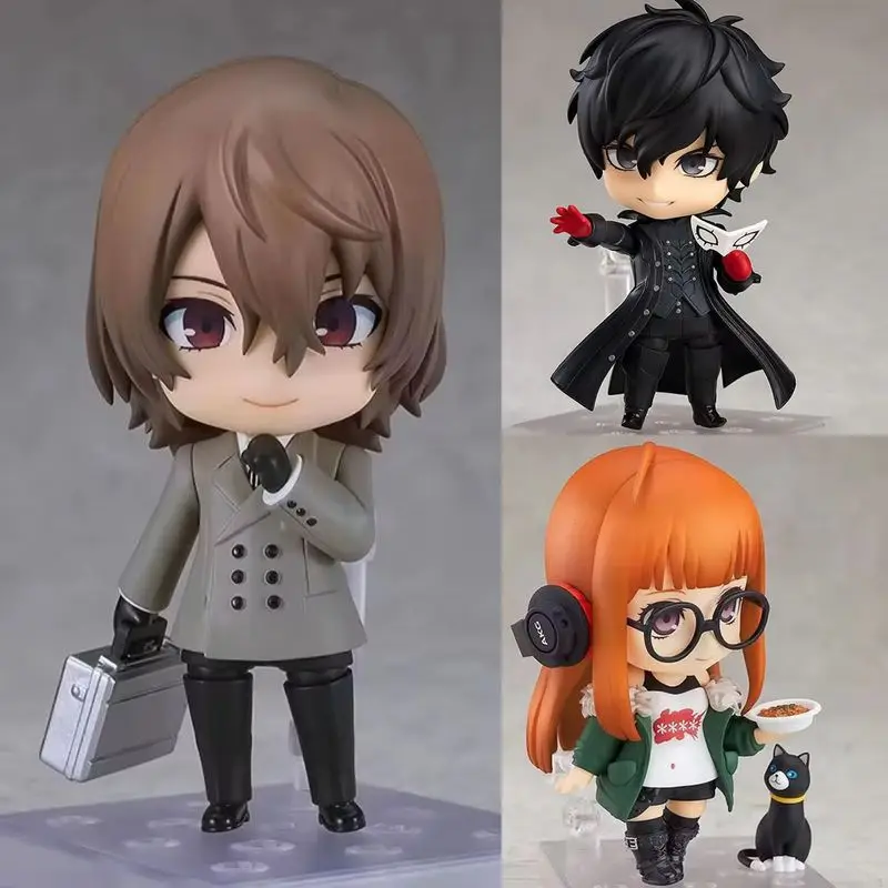 Nueva Versión Q 2706 #   Akechi Goro 989 #   Amamiya Ren 963 #   Figuras de Sakura Futaba, Muñeca de Juguete del Juego Persona, Set de Regalo con Articulaciones Móviles