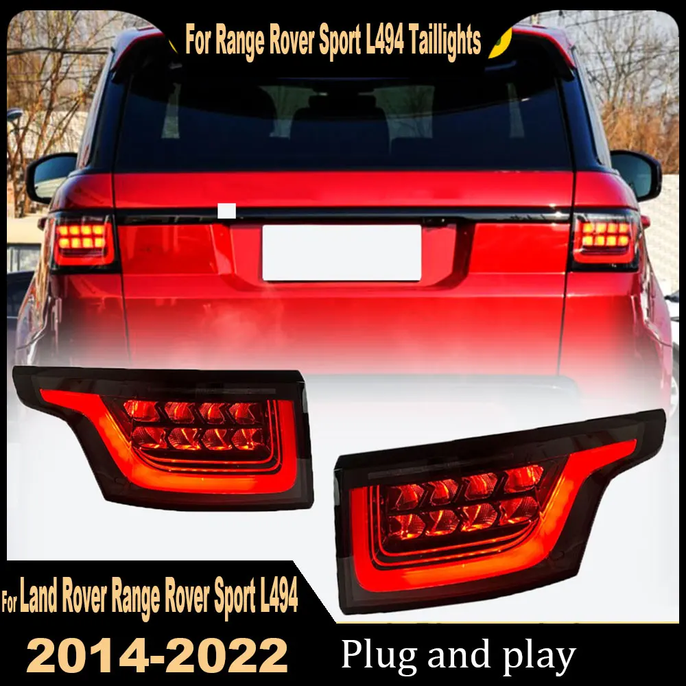 Full LED Tail Lights For Land Rover Range Rover Sport L494 2013 2014 2015 2016 2017 Accessories Upgrade LED Rear Lamp Assembly