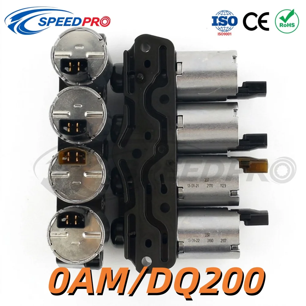 0AM Solenoid Valve Pack DQ200 7-Speed Dry DSG Transmission Solenoid Valve For VW Golf Audi A1 A3 Skoda Octavia Seat Solenoids