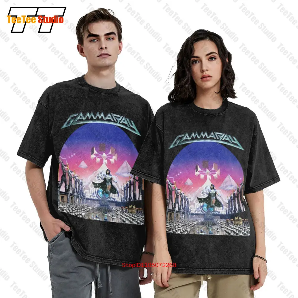 Gamma Ray Vintage Vintage Oversized T-Shirt Powerplant Tour 1999 Anywhere In The Galaxy Size M QU01