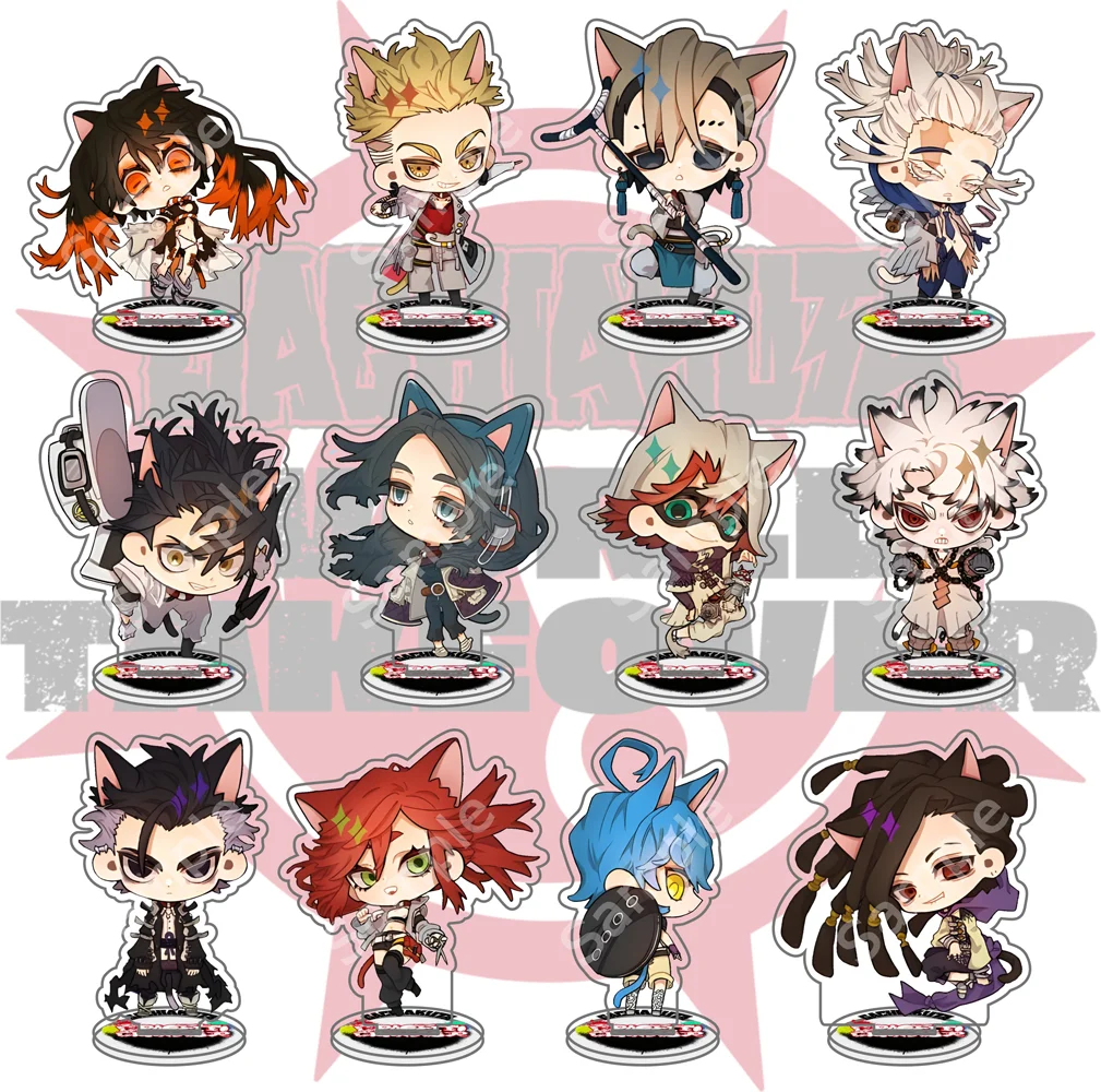 

Anime Manga Gachiakuta 10CM Acrylic Stand Model Plate Keychain Rudo Enjin Riyo Jabber Desk Decor Collection cosplay fans gifts