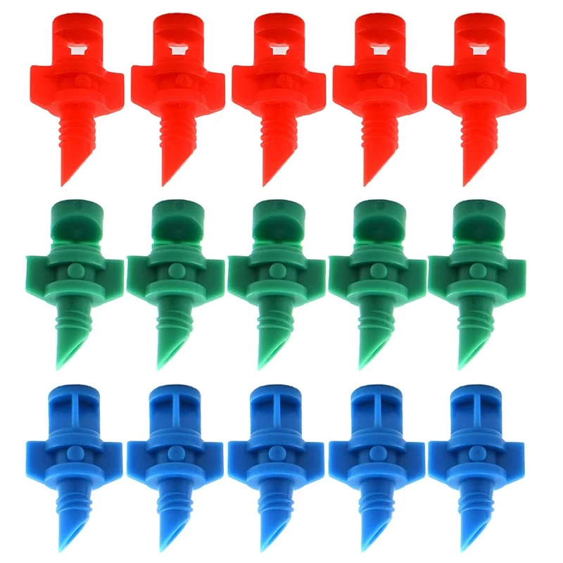 25-100pcs 90 180 360 Angle Simple Refraction Sprinkler Nozzle Head High Quality Garden Fruit Tree Irrigation Misting Nozzle