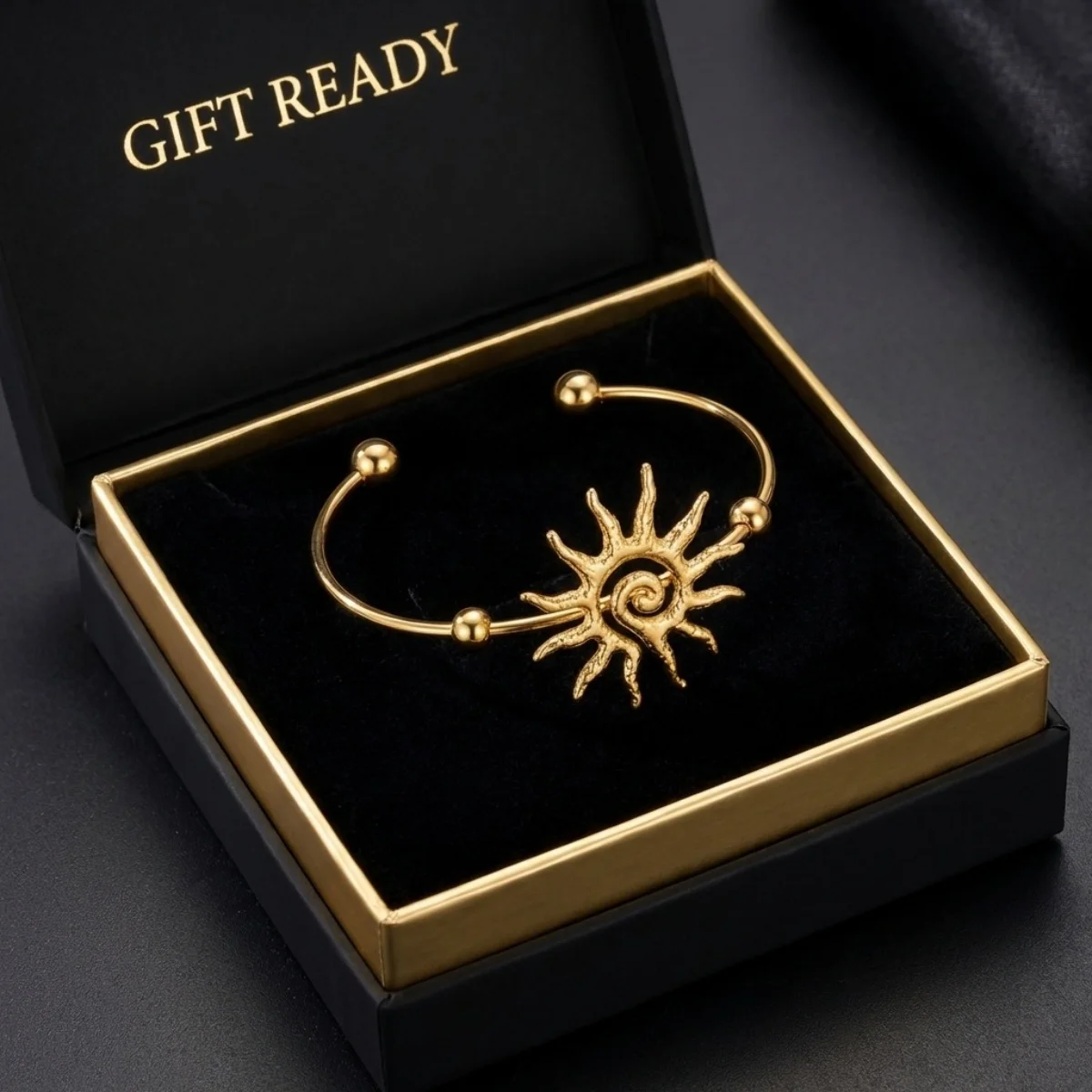 Einfache Edelstahl-Sonnenarmbänder für Damen und Herren, Gänseblümchen-, Muschel-, Spiral-, Oktopus-, Schildkröten-Armreif, Ozean-, Strand-, Urlaubsschmuck – Detail 18