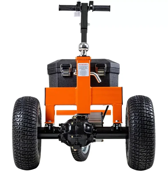 1.5 Ton Capacity Electric Trailer Trailer with 2 Ball Adjustable Height Hook Electric Trailer Cart Parts and Accessories