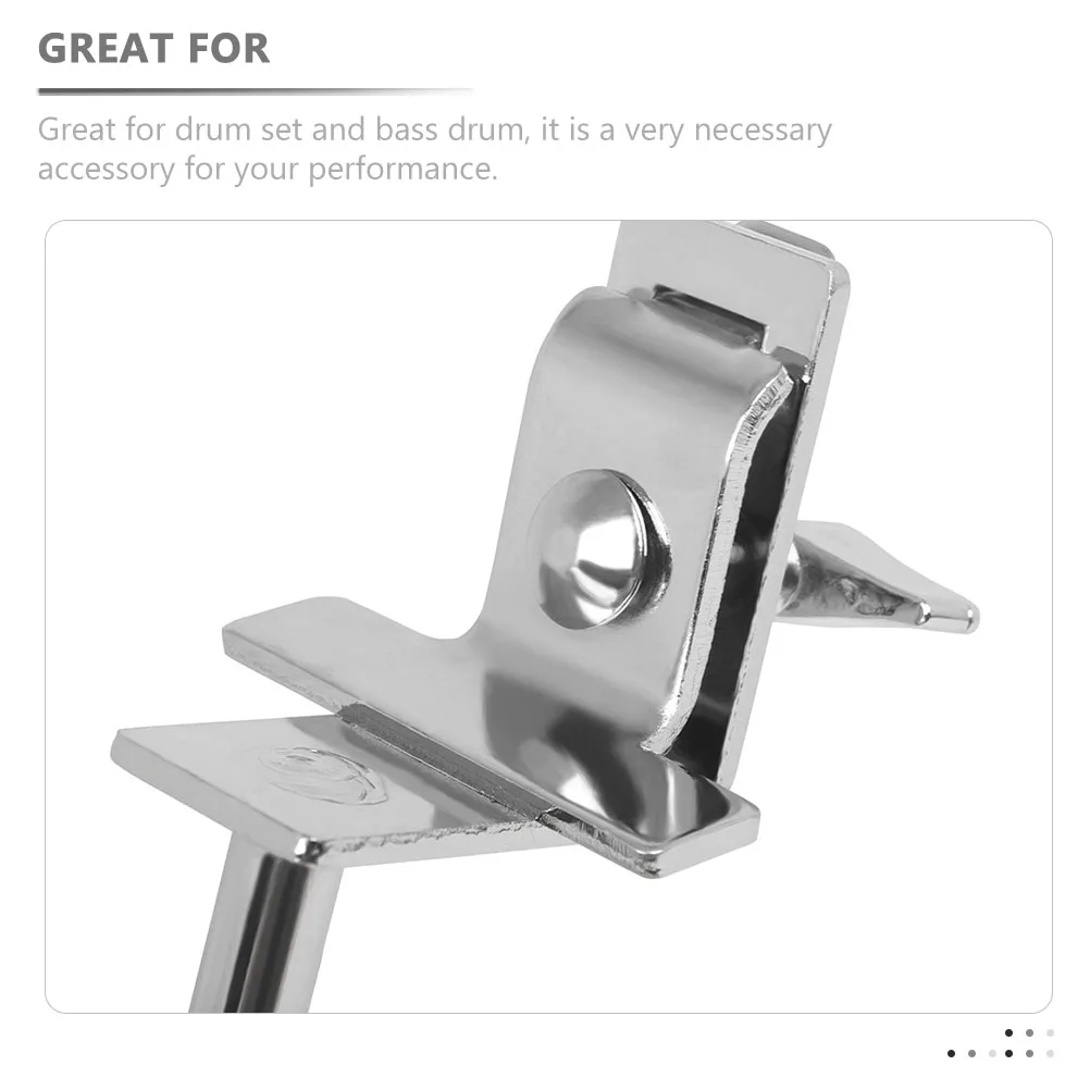 

Cowbell Clip Drum Mount Mounting Rustic Steel Clamp Metal Holder for Drums Extension Music Instrument Baby