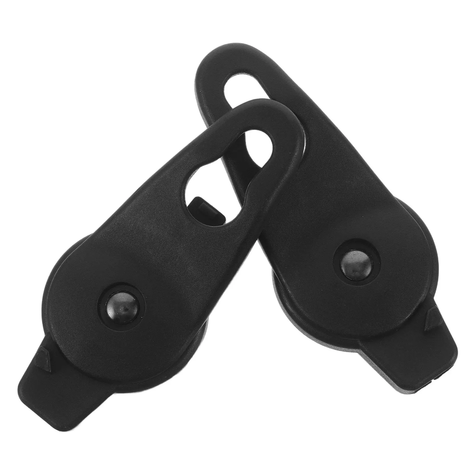 2Pcs Stroller Canopy Clip Pram Awning Frame Fastener Black Plastic Pushchair Sunshade Rod Buckle Replacement Baby Carriage
