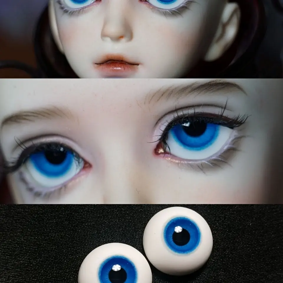 Neue Harz Augen Puppe Augapfel Für 1/6 1/8 1/3 BJD Puppe OB11 DIY Handgemachte Augapfel 10mm/12mm/14mm/16mm Puppe Zubehör Augapfel Geschenk – Detail 7