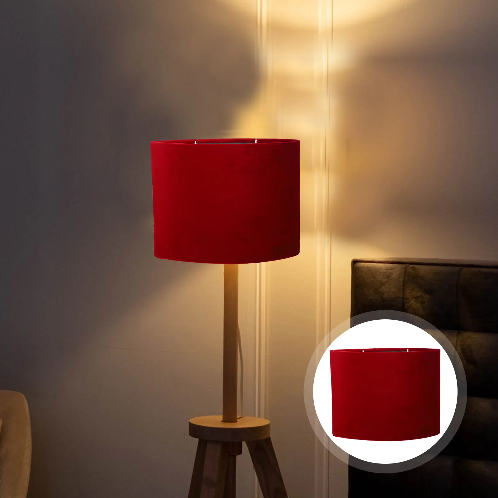 

Vintage Style Fabric Lamp Shade Replacement For Desk Floor Table Lamp Decorative Light Cover Home Farmhouse Bedroom Lighting