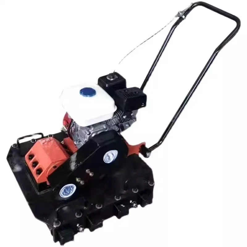 

Laying color brick high-efficiency ramming machine, hand-supported vibration color brick ramming machine