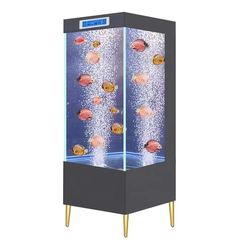 Large Glass Aquarium Bottom Cabinet Modern Design Sustainable Fish Tank Stand 500L to 1000L Capacity