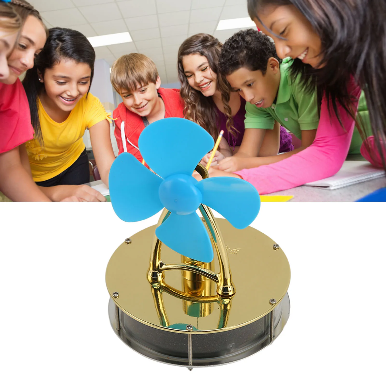 Low Temperature Stirling Engine Teaching Experimental Stirling Engine Model Low Noise Stainless Steel Base for Physics Science