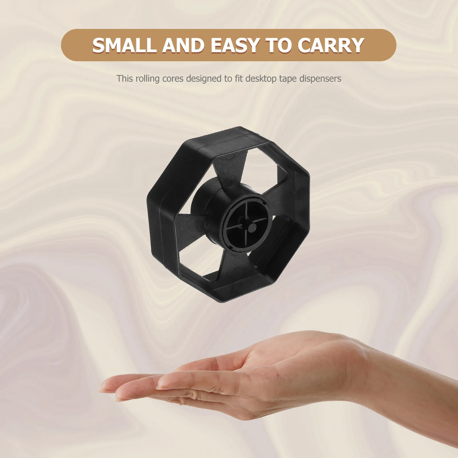 حامل شريط سطح المكتب بديل للعجلة الأساسية مكون من 3 قطع من أسطوانة توزيع اللاصق لملحقات آلة التشغيل السلسة #3