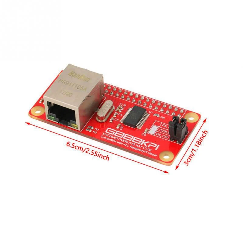 Zero ENC28J60 Raspberry Pi Adapter sieci moduł sieć Ethernet Adapter LAN Raspberry Pi Zero Zero W kompatybilny