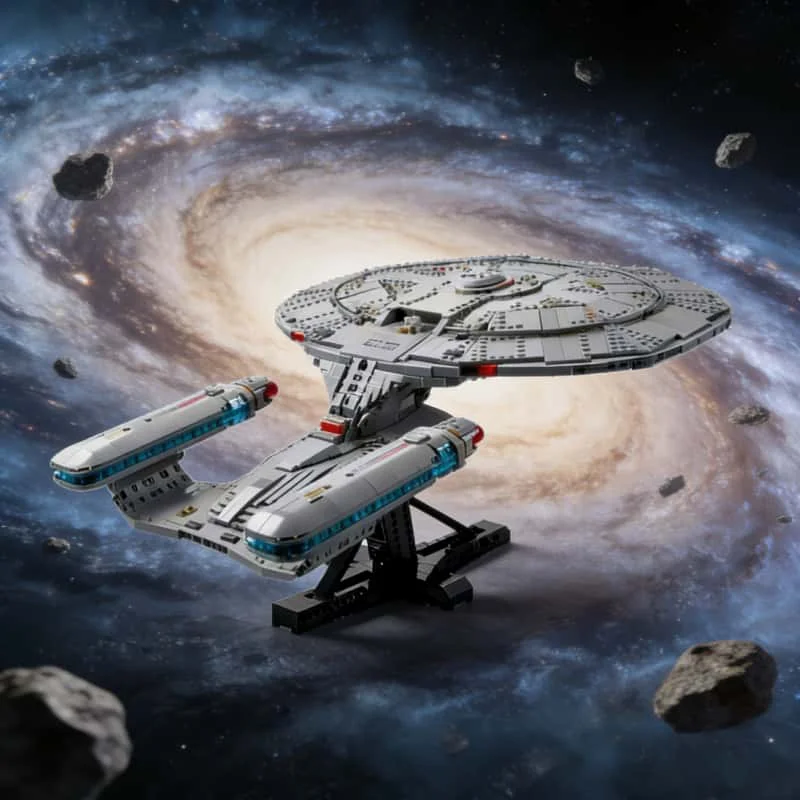 

Новинка 2026 года: Конструктор Star Trek Enterprise Moc, 3600 деталей, модель космического корабля, отличный подарок на Рождество
