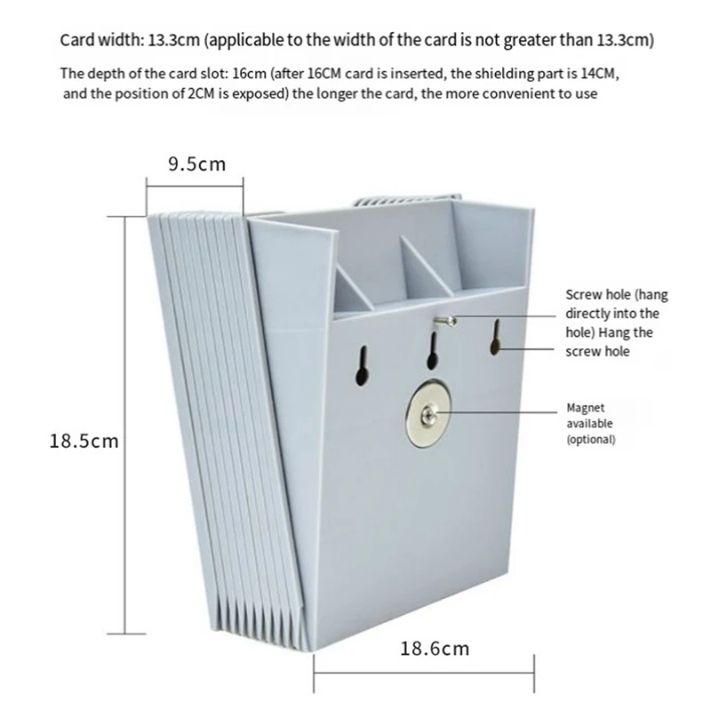 Сумка для карт BAAG-Time, офисный материал, стойка для перфокарт, подвесная стойка для хранения, многофункциональная стойка, дополнительное положение