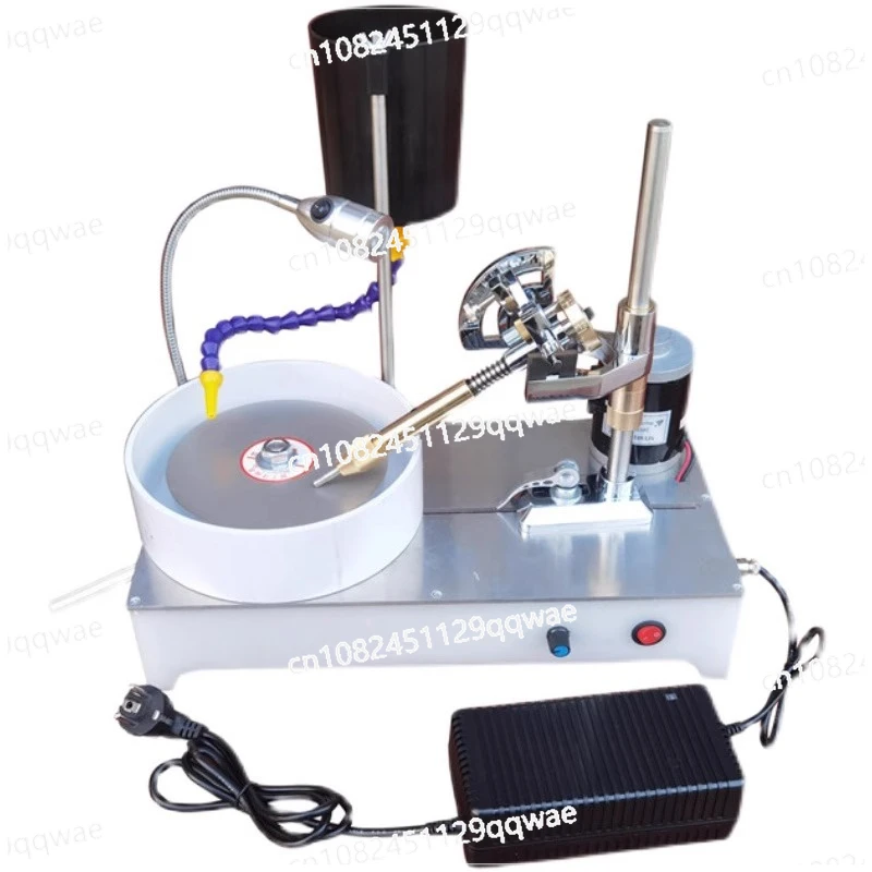 Precision jewelry stone grinding and polishing machine, molding  treasure stone engraving , DC stepless speed regulating