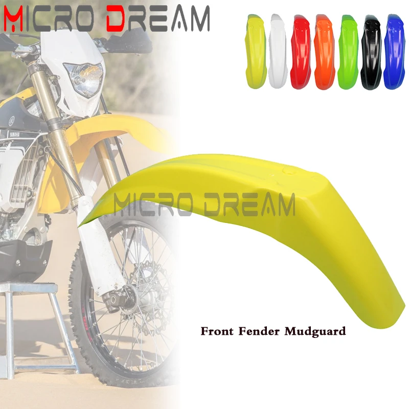 Supermoto MX Enduro Green Front Fender Mudguards For Kawasaki KLR KLX KX 450R 250 140L 110L 125 85 Motocross Offroad Universal