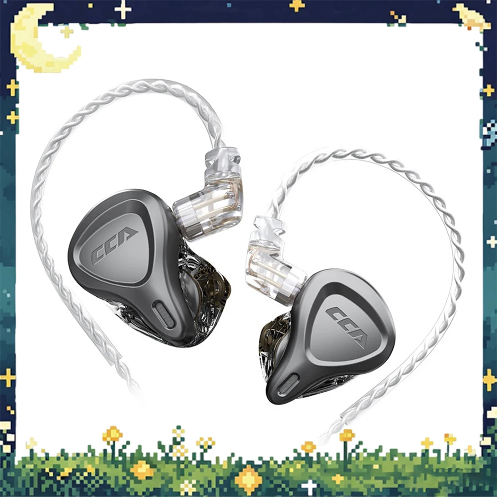 CCA CSN Wired Headset Classical Coil Iron Hybrid Drive Esports Headset Customized Version Of 30095 Moving Iron Light Weight Gift