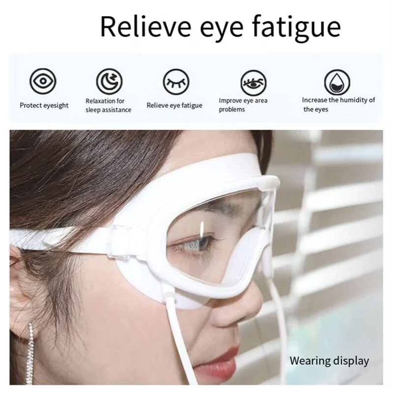 ABUU-Hydrogen Suction Mask Hydrogen Generator Inhalation Accessories Health Care Cooling Glasses Hydrogen Water Eye Massager