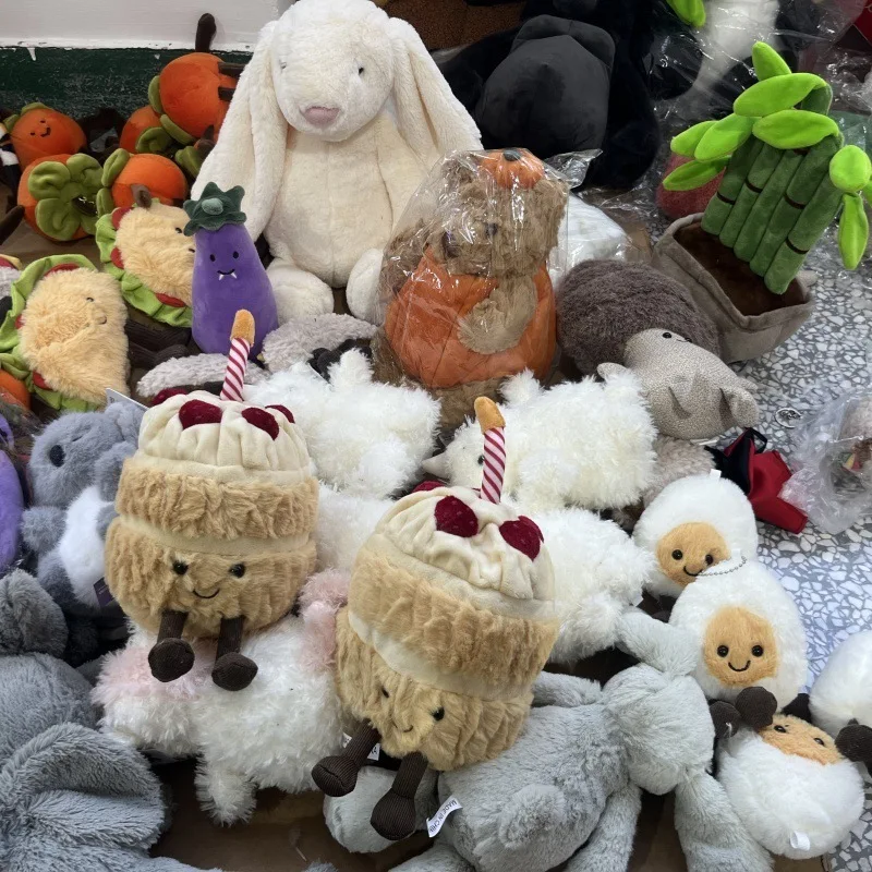 ジェリーキャット キュートなぬいぐるみシリーズ 動物 クマのおもちゃ 睡眠枕 女の子向けぬいぐるみ コレクタブルフィギュア ソフトPPコットン入り