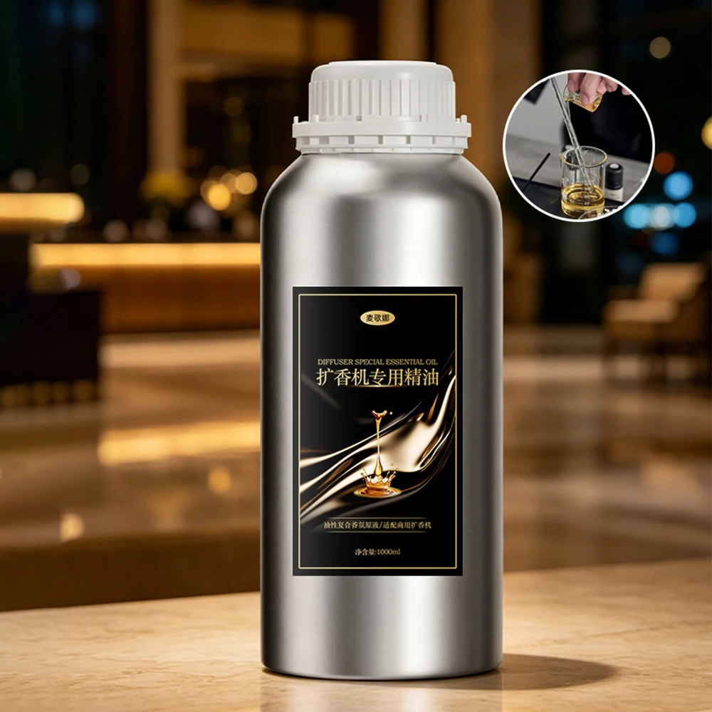1L Hotel Grade Fragrance Oil Refill 5‑Star Hotel Aroma Long‑Lasting Diffuser Machine Liquid Home Office Air Freshener