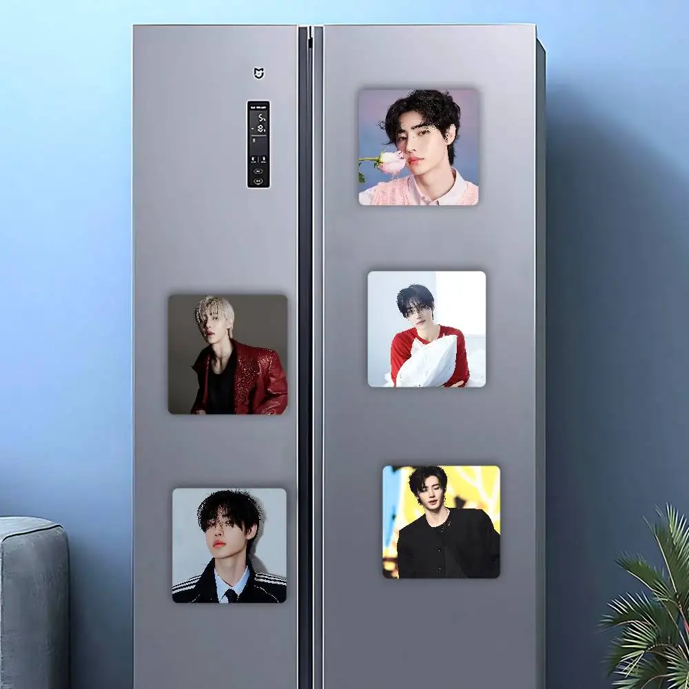 Imanes de cantante Pop Park S-Sunghoon, imanes personalizados para nevera, imanes personalizados para cocina, pizarra blanca, decoración del hogar, regalo de oficina