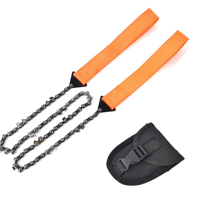 

Stainless Steel Hand Zipper Saw,Portable Outdoor Survival Chain Saw for Camping,Gardening,Wood Cutting - Brushless