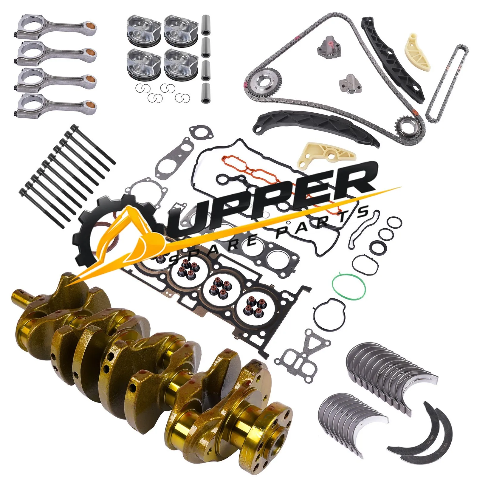 G4KJ Engine Rebuild Kit For Kia Optima Sorento Sportage 2017-2020 4-Door 2.4L L4