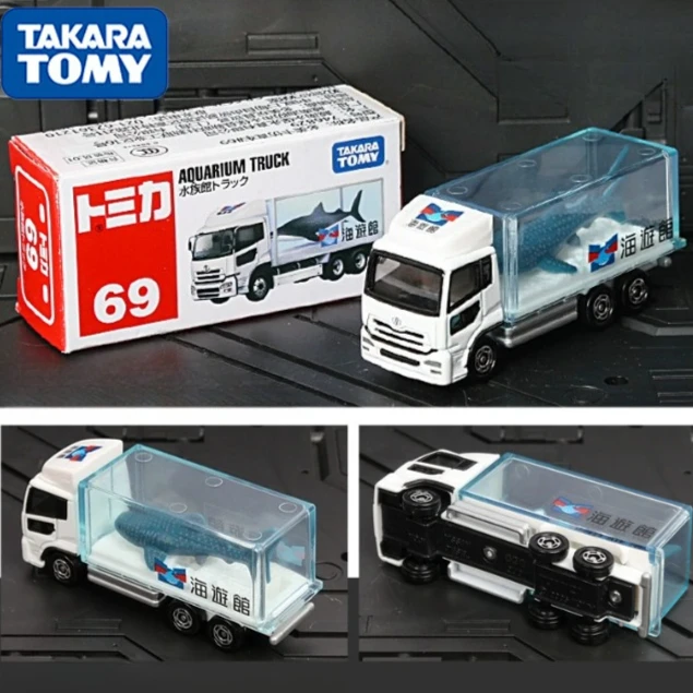 TOMICA Miniatura Domo-Card Symulowany Akwarium i Pojazd Transportowy dla Zwierząt Model Samochodu Kolekcjonerski Zabawka Model Samochodu Prezent na Święta