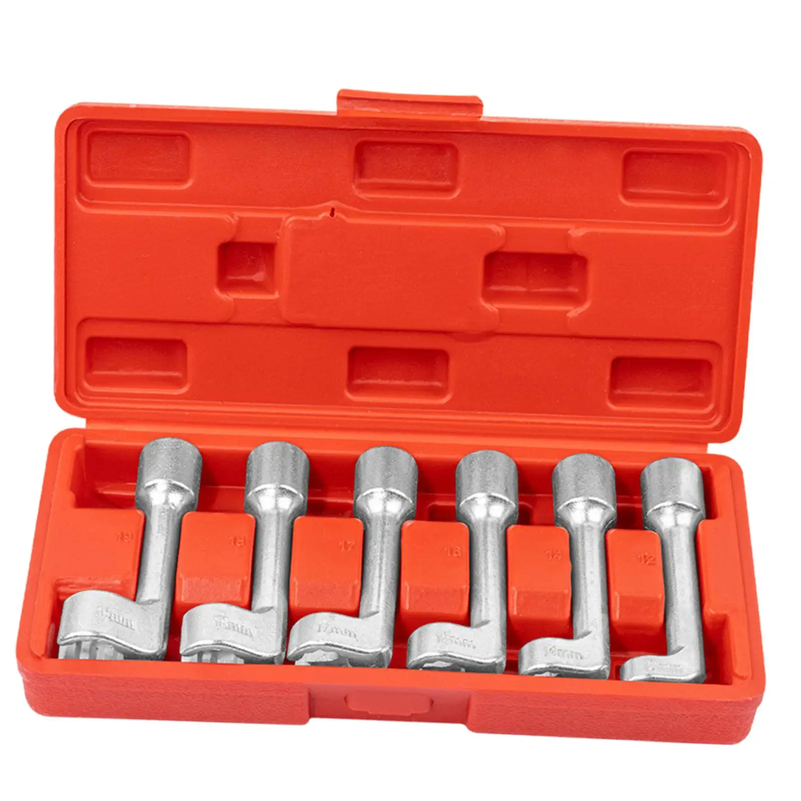 Llave de tubo de línea de inyector diésel, herramienta Manual duradera fácil de desmontar para bicicletas, automóviles, carpintería, camiones, motocicletas