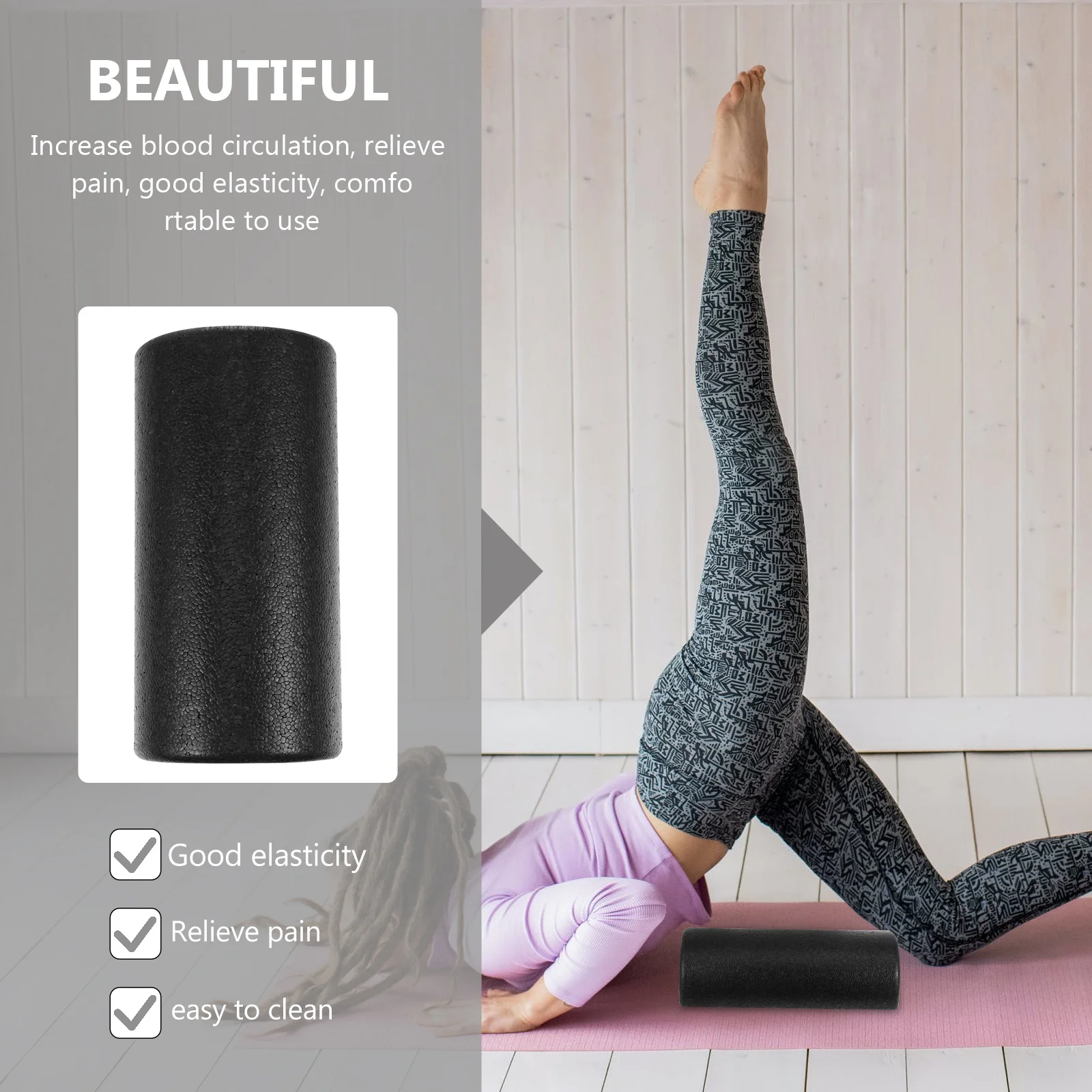 

Premium Yoga Muscle Massage Tool Multi-Functional Body Roller For Back Neck Shoulder Leg Arm Pain Relief Spinal