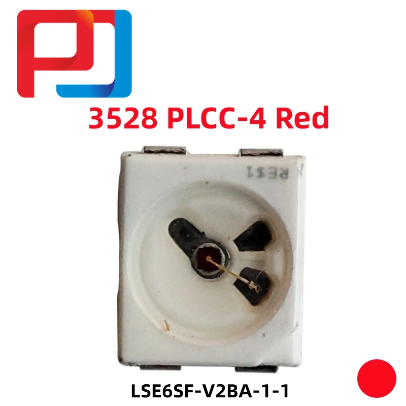 10pcs PULAR LSE6SF-V2BA-1-1 LS E6SF-V2BA-1-1 3528 red PLCC-4 Common Cathode Super Bright  LED taillights SMD Original