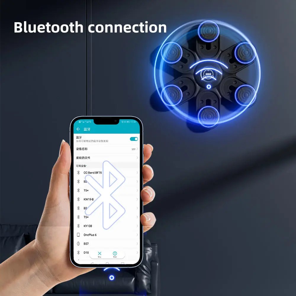Boxing Machine 2026 New Smart Music  Wall Mounted Home with LED Light Boxing Gloves for Adults Kids Fitness Training - view 2