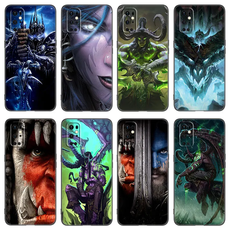 The World of Warcraft Phone Case For OnePlus 7 7T 8 9 10 Pro 8T 9R 9RT 10T 10R ACE Nord 2T CE2 Lite N10 N20 N100 N200 5G Cover