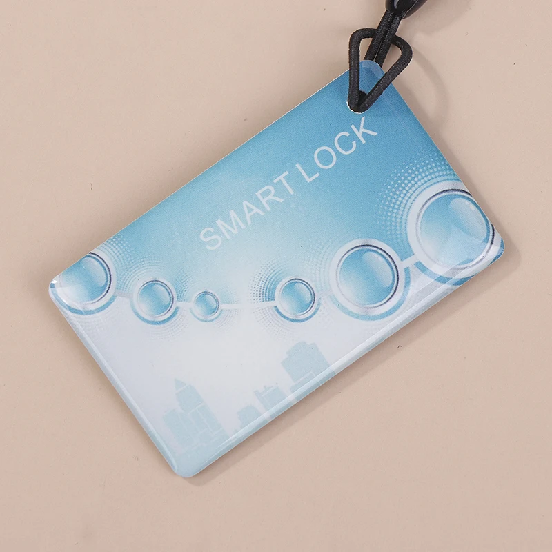 10Pcs 5*3cm 13.56Mhz IC Card Tuya TTlock BLE Electronic Smart Door Lock Card Digital Smart Fingerprint Locks Unlock RFID Card