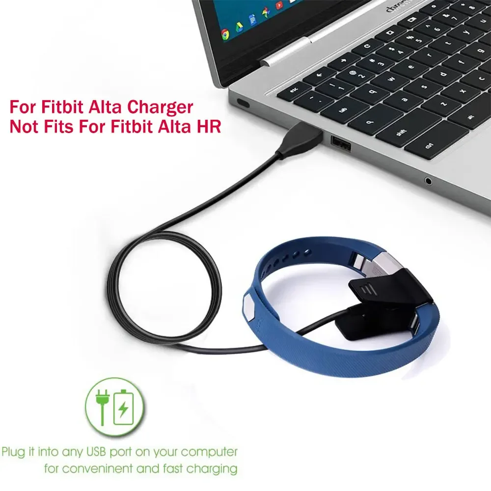 USB Charging Cable For Fitbit Alta Tracker Replacement Charger Cord Wire For Fitbit Alta HR Watch Charging Dock Adapter