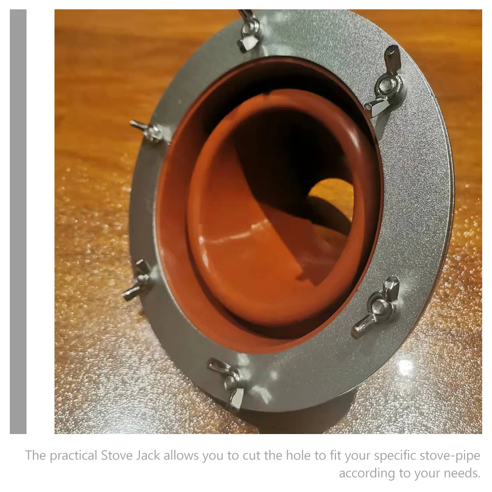 

Chimney Anti-scalding Device Stove Ring Protective for Fireproof Jack Protection Heat-resistant Tent Plate Mouth Cover