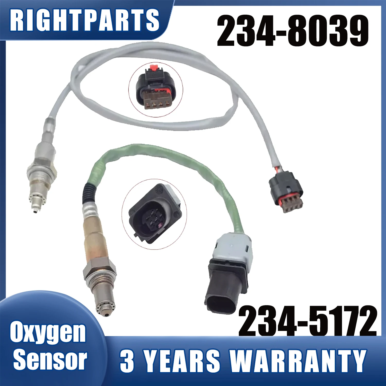 

New Upstream+Downstream Lambda Oxygen O2 Sensor 234-5172 234-8039 For Ford Fusion 1.5L L4 2014 2015 2016 2017 2018 2019 2020