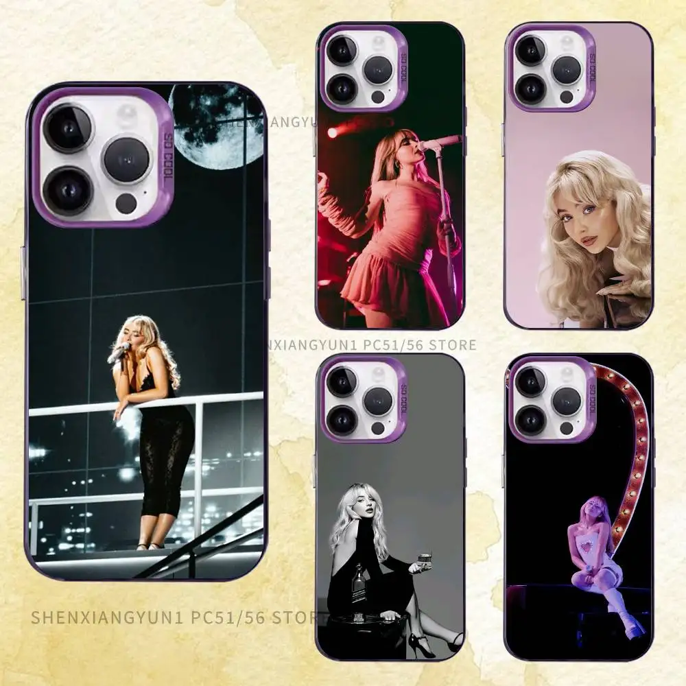 

Hot Singer S-Sabrinaa C-Carpenteer Phone Case For iPhone 17 16e 16 15 14 13 12 11 Pro Max X XR XS MAX Back Cover