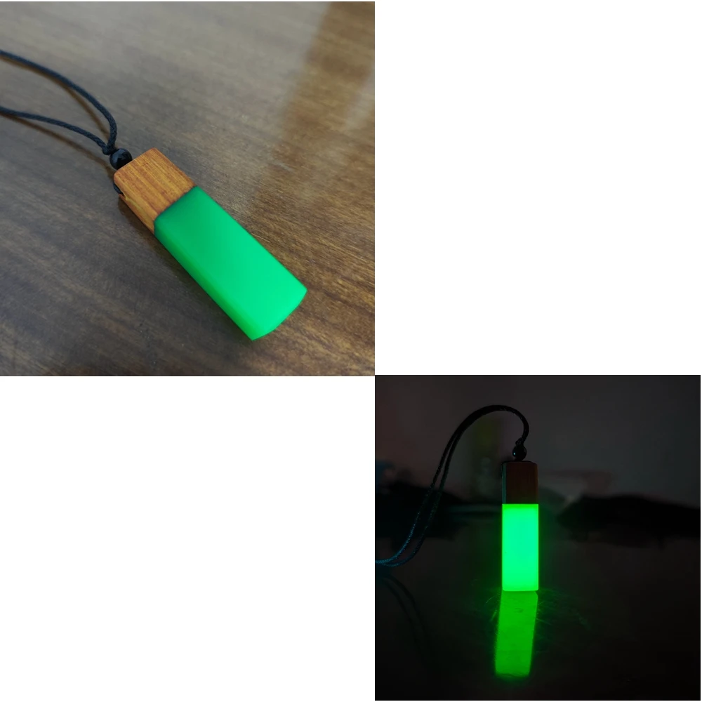 

Древнее деревянное ожерелье из смолы, светящееся в темноте, кулон, ювелирное изделие, подарок ABB001