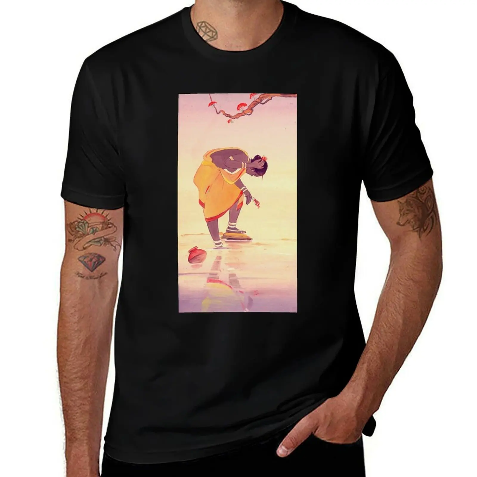 

Jamini Roy Painting 'The Girl'. T-Shirt Casual Everyday Wear T-Shirt